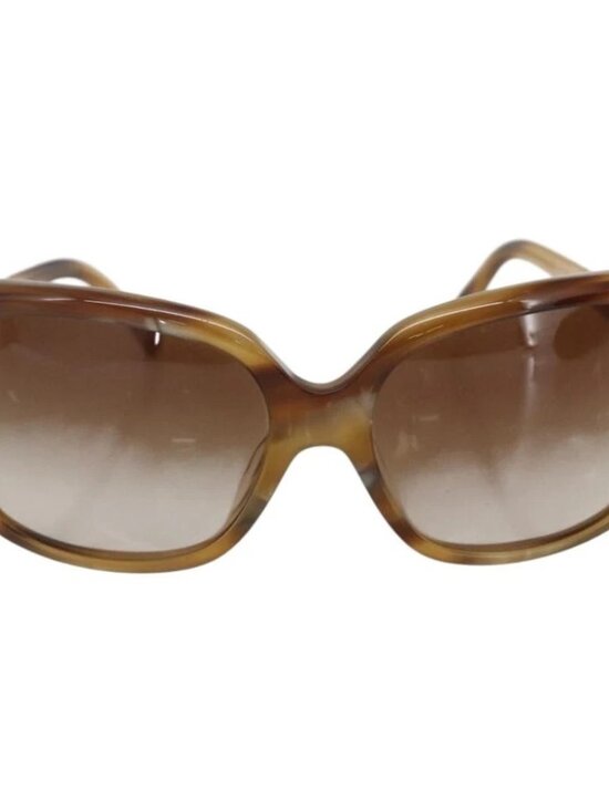 CHANEL Coco Ribbon Sunglasses plastic Brown CC main image 5